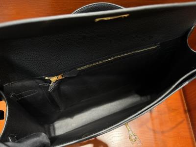 wholesale quality hermes kelly depeches 36 togo noir ghw